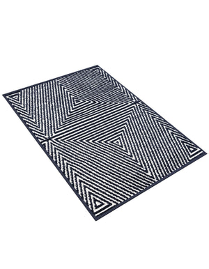Navy Blue 2' x 3' 1 Sabrina Soto Outdoor Rectangle Area Rug Weather Resistant for Patio, Deck, Terrace, Balcony, Porch Durable Carpet for Exterior Home Design for Sale at Rug Engine