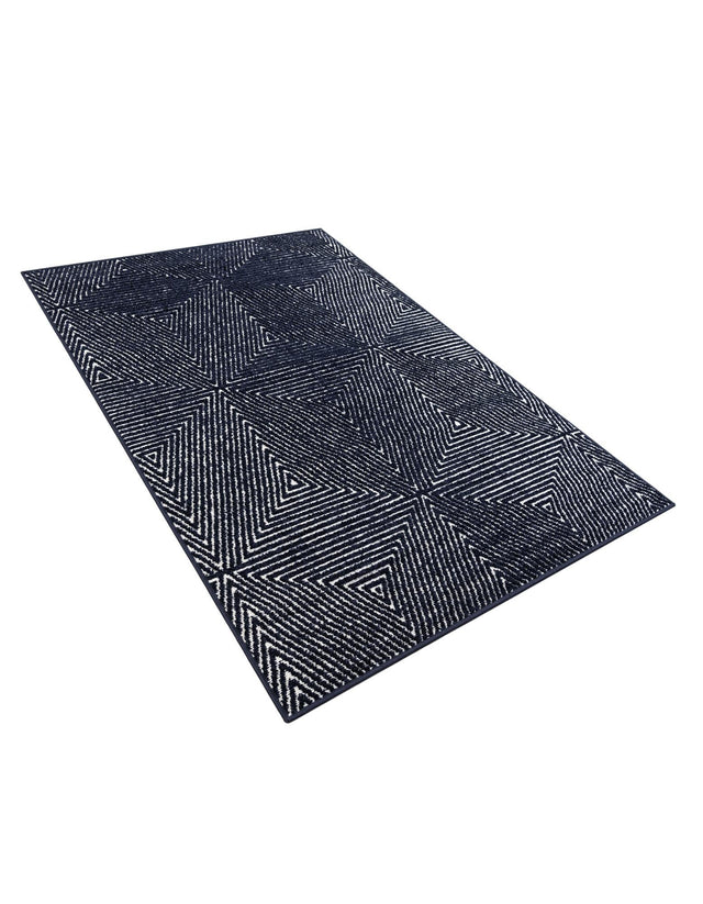 Navy Blue 4' 1 x 6' 1 Sabrina Soto Outdoor Rectangle Area Rug Weather Resistant for Patio, Deck, Terrace, Balcony, Porch Durable Carpet for Exterior Home Design for Sale at Rug Engine