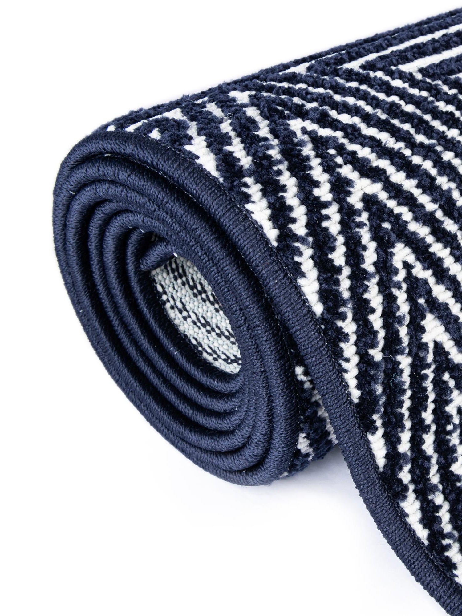 Navy Blue 3' 1 x 3' 1 Sabrina Soto Outdoor Round Area Rug Weather Resistant for Patio, Deck, Terrace, Balcony, Porch Durable Carpet for Exterior Home Design for Sale at Rug Engine
