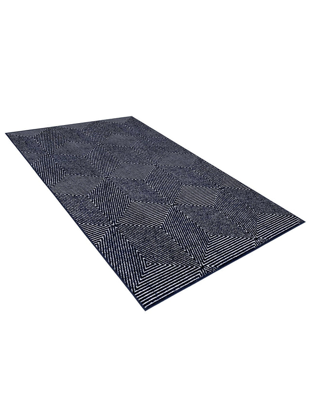 Navy Blue 5' 1 x 8' Sabrina Soto Outdoor Rectangle Area Rug Weather Resistant for Patio, Deck, Terrace, Balcony, Porch Durable Carpet for Exterior Home Design for Sale at Rug Engine