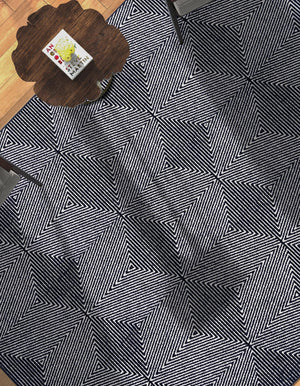 Navy Blue 9' x 12' Sabrina Soto Outdoor Rectangle Rug