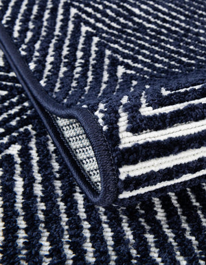 Navy Blue 2' x 3' 1 Sabrina Soto Outdoor Rectangle Area Rug Weather Resistant for Patio, Deck, Terrace, Balcony, Porch Durable Carpet for Exterior Home Design for Sale at Rug Engine