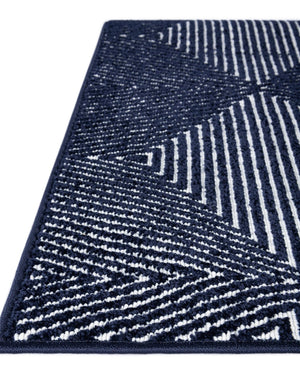 Navy Blue 2' x 3' 1 Sabrina Soto Outdoor Rectangle Area Rug Weather Resistant for Patio, Deck, Terrace, Balcony, Porch Durable Carpet for Exterior Home Design for Sale at Rug Engine