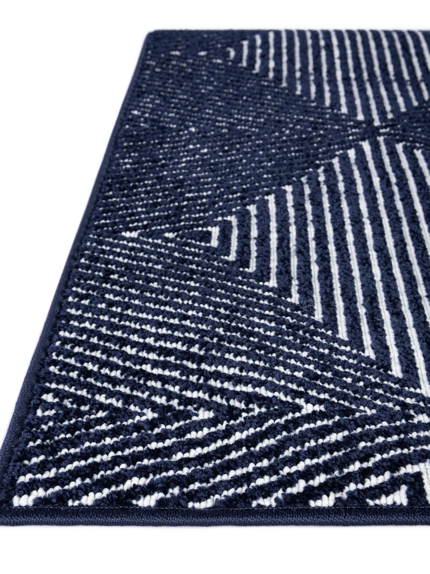 Navy Blue 5' 1 x 8' Sabrina Soto Outdoor Rectangle Area Rug Weather Resistant for Patio, Deck, Terrace, Balcony, Porch Durable Carpet for Exterior Home Design for Sale at Rug Engine