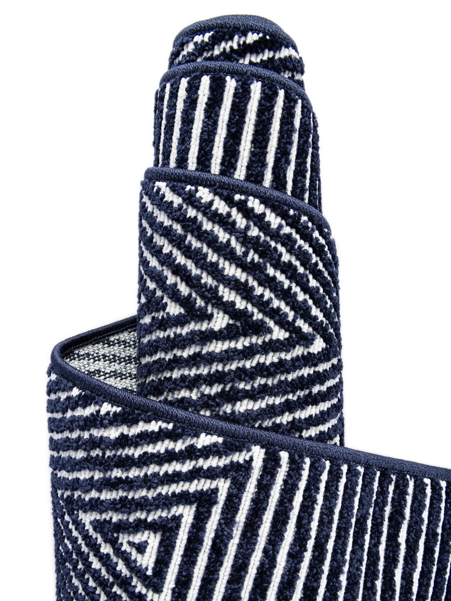 Navy Blue 5' 1 x 8' Sabrina Soto Outdoor Rectangle Area Rug Weather Resistant for Patio, Deck, Terrace, Balcony, Porch Durable Carpet for Exterior Home Design for Sale at Rug Engine