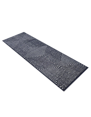 Navy Blue 2' x 6' 1 Sabrina Soto Outdoor Runner Area Rug Weather Resistant for Patio, Deck, Terrace, Balcony, Porch Durable Carpet for Exterior Home Design for Sale at Rug Engine