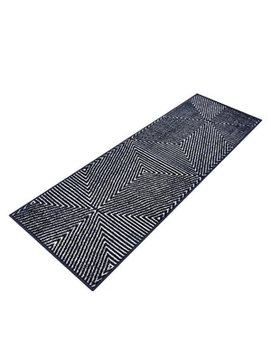 Navy Blue 2' x 6' 1 Sabrina Soto Outdoor Runner Area Rug Weather Resistant for Patio, Deck, Terrace, Balcony, Porch Durable Carpet for Exterior Home Design for Sale at Rug Engine