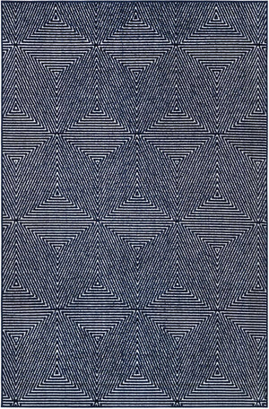 Navy Blue 6' 1 x 9' Sabrina Soto Outdoor Rectangle Area Rug Weather Resistant for Patio, Deck, Terrace, Balcony, Porch Durable Carpet for Exterior Home Design for Sale at Rug Engine