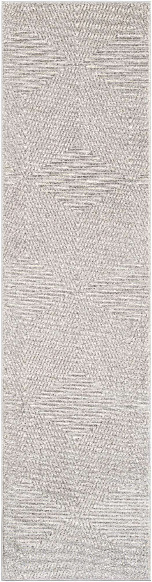 Gray 2' 7 x 10' Sabrina Soto Outdoor Runner Area Rug Weather Resistant for Patio, Deck, Terrace, Balcony, Porch Durable Carpet for Exterior Home Design for Sale at Rug Engine