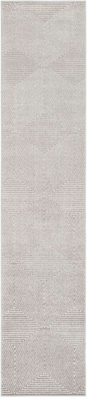 Gray 2' 7 x 12' Sabrina Soto Outdoor Runner Area Rug Weather Resistant for Patio, Deck, Terrace, Balcony, Porch Durable Carpet for Exterior Home Design for Sale at Rug Engine