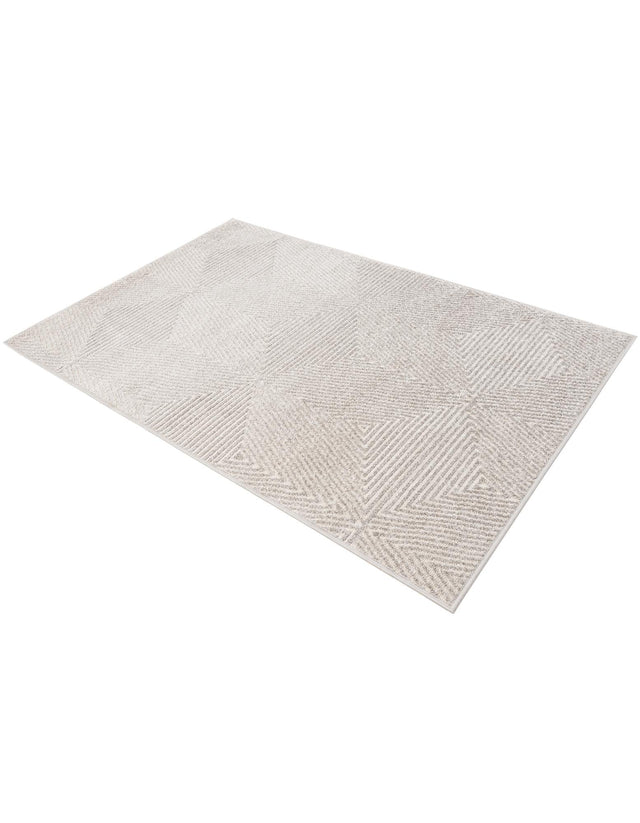Gray 4' 1 x 6' 1 Sabrina Soto Outdoor Rectangle Area Rug Weather Resistant for Patio, Deck, Terrace, Balcony, Porch Durable Carpet for Exterior Home Design for Sale at Rug Engine
