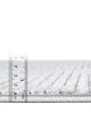 Gray 7' 10 x 7' 10 Sabrina Soto Outdoor Round Area Rug Weather Resistant for Patio, Deck, Terrace, Balcony, Porch Durable Carpet for Exterior Home Design for Sale at Rug Engine