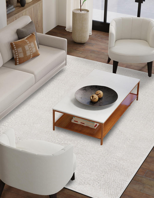 Gray 6' 1 x 9' Sabrina Soto Outdoor Rectangle Rug