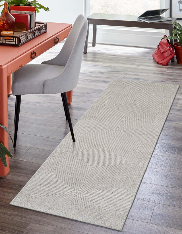Gray 2' x 8' Sabrina Soto Outdoor Runner Area Rug Weather Resistant for Patio, Deck, Terrace, Balcony, Porch Durable Carpet for Exterior Home Design for Sale at Rug Engine