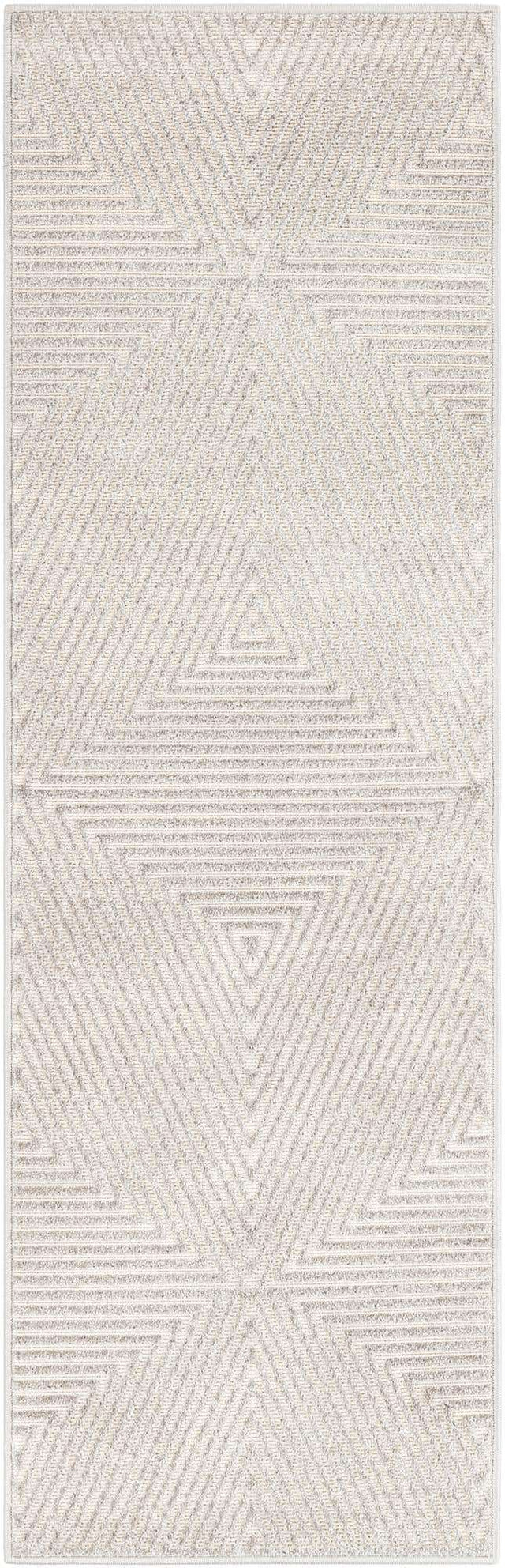 Gray 2' x 6' 1 Sabrina Soto Outdoor Runner Area Rug Weather Resistant for Patio, Deck, Terrace, Balcony, Porch Durable Carpet for Exterior Home Design for Sale at Rug Engine
