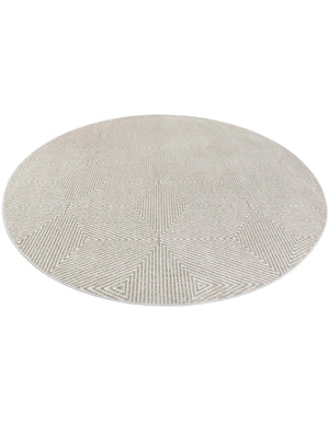 Gray 7' 10 x 7' 10 Sabrina Soto Outdoor Round Area Rug Weather Resistant for Patio, Deck, Terrace, Balcony, Porch Durable Carpet for Exterior Home Design for Sale at Rug Engine