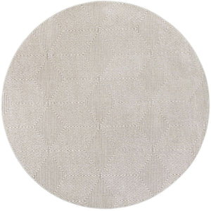 Gray 7' 10 x 7' 10 Sabrina Soto Outdoor Round Area Rug Weather Resistant for Patio, Deck, Terrace, Balcony, Porch Durable Carpet for Exterior Home Design for Sale at Rug Engine