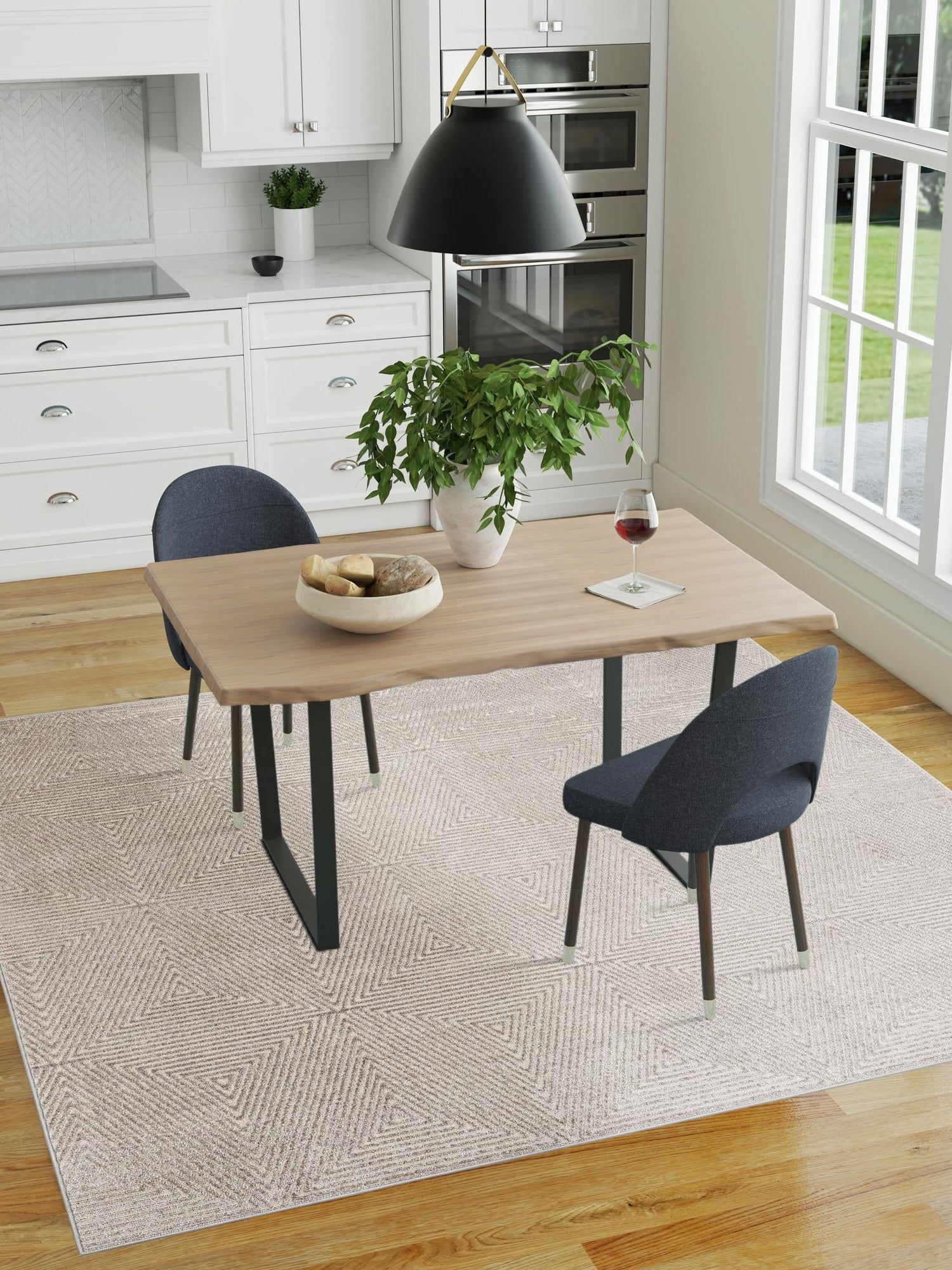 Gray 7' 10 x 7' 10 Sabrina Soto Outdoor Square Area Rug Weather Resistant for Patio, Deck, Terrace, Balcony, Porch Durable Carpet for Exterior Home Design for Sale at Rug Engine