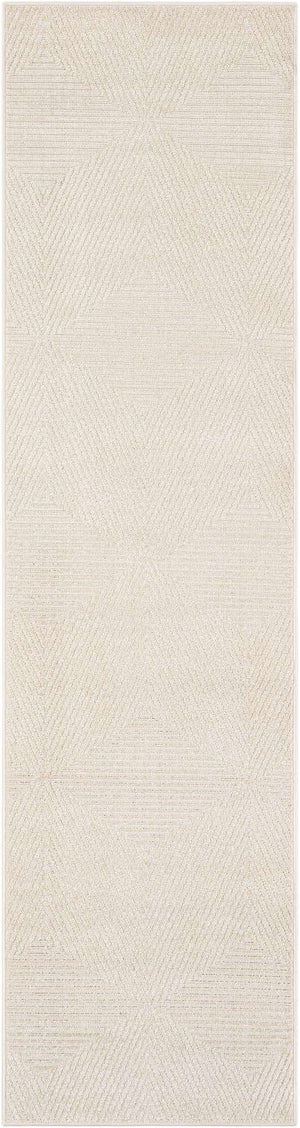 Beige 2' 7 x 10' Sabrina Soto Outdoor Runner Area Rug Weather Resistant for Patio, Deck, Terrace, Balcony, Porch Durable Carpet for Exterior Home Design for Sale at Rug Engine
