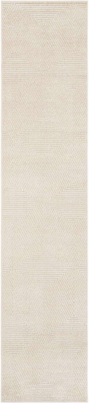 Beige 2' 7 x 12' Sabrina Soto Outdoor Runner Area Rug Weather Resistant for Patio, Deck, Terrace, Balcony, Porch Durable Carpet for Exterior Home Design for Sale at Rug Engine
