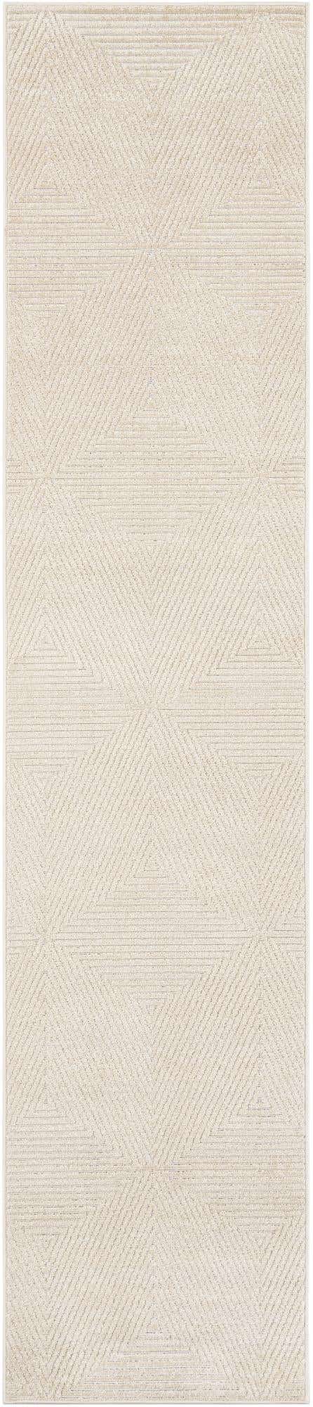 Beige 2' 7 x 12' Sabrina Soto Outdoor Runner Area Rug Weather Resistant for Patio, Deck, Terrace, Balcony, Porch Durable Carpet for Exterior Home Design for Sale at Rug Engine