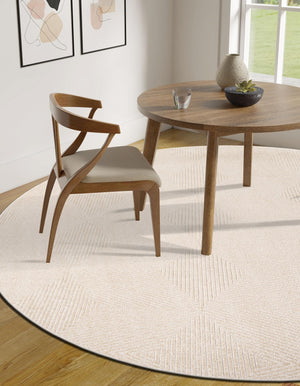 Beige 10' x 10' Sabrina Soto Outdoor Round Area Rug Weather Resistant for Patio, Deck, Terrace, Balcony, Porch Durable Carpet for Exterior Home Design for Sale at Rug Engine