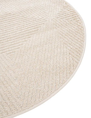 Beige 10' x 10' Sabrina Soto Outdoor Round Area Rug Weather Resistant for Patio, Deck, Terrace, Balcony, Porch Durable Carpet for Exterior Home Design for Sale at Rug Engine