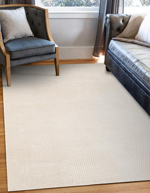 Beige 4' 1 x 6' 1 Sabrina Soto Outdoor Rectangle Area Rug Weather Resistant for Patio, Deck, Terrace, Balcony, Porch Durable Carpet for Exterior Home Design for Sale at Rug Engine