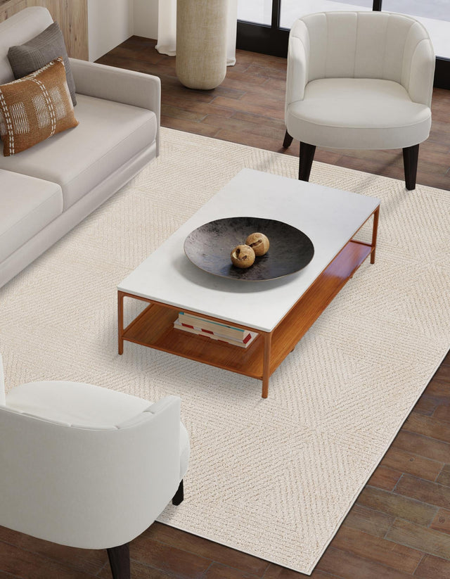 Beige 2' x 3' 1 Sabrina Soto Outdoor Rectangle Area Rug Weather Resistant for Patio, Deck, Terrace, Balcony, Porch Durable Carpet for Exterior Home Design for Sale at Rug Engine