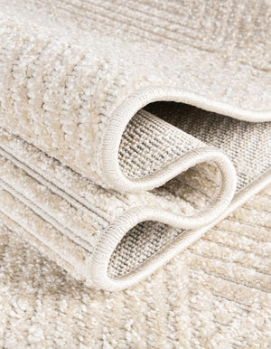 Beige 4' 1 x 6' 1 Sabrina Soto Outdoor Rectangle Area Rug Weather Resistant for Patio, Deck, Terrace, Balcony, Porch Durable Carpet for Exterior Home Design for Sale at Rug Engine