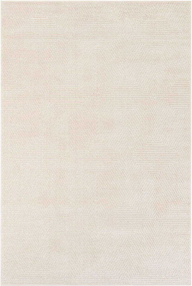 Beige 6' 1 x 9' Sabrina Soto Outdoor Rectangle Area Rug Weather Resistant for Patio, Deck, Terrace, Balcony, Porch Durable Carpet for Exterior Home Design for Sale at Rug Engine