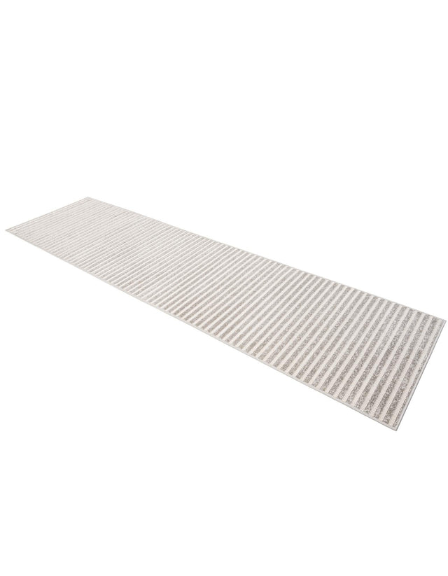 Gray 2' 7 x 10' Sabrina Soto Outdoor Runner Area Rug Weather Resistant for Patio, Deck, Terrace, Balcony, Porch Durable Carpet for Exterior Home Design for Sale at Rug Engine