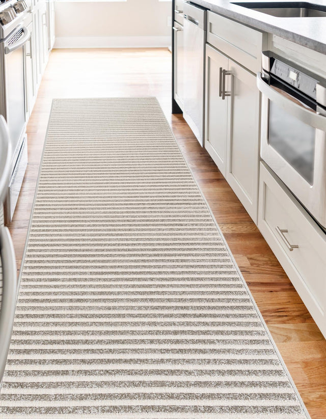 Gray 2' 7 x 10' Sabrina Soto Outdoor Runner Area Rug Weather Resistant for Patio, Deck, Terrace, Balcony, Porch Durable Carpet for Exterior Home Design for Sale at Rug Engine