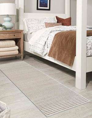 Gray 2' 7 x 10' Sabrina Soto Outdoor Runner Area Rug Weather Resistant for Patio, Deck, Terrace, Balcony, Porch Durable Carpet for Exterior Home Design for Sale at Rug Engine