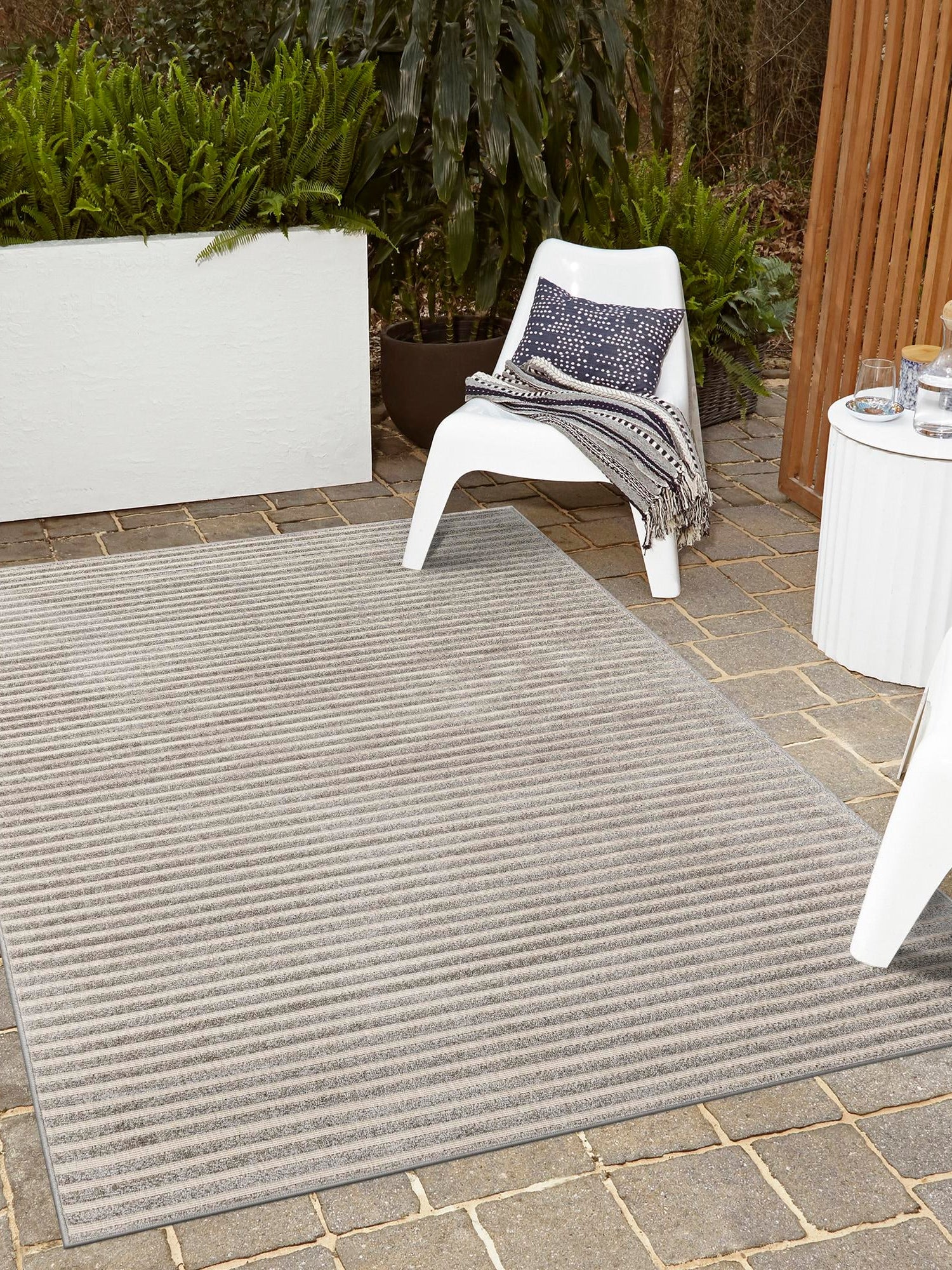 Gray 10' x 14' 1 Sabrina Soto Outdoor Rectangle Area Rug Weather Resistant for Patio, Deck, Terrace, Balcony, Porch Durable Carpet for Exterior Home Design for Sale at Rug Engine