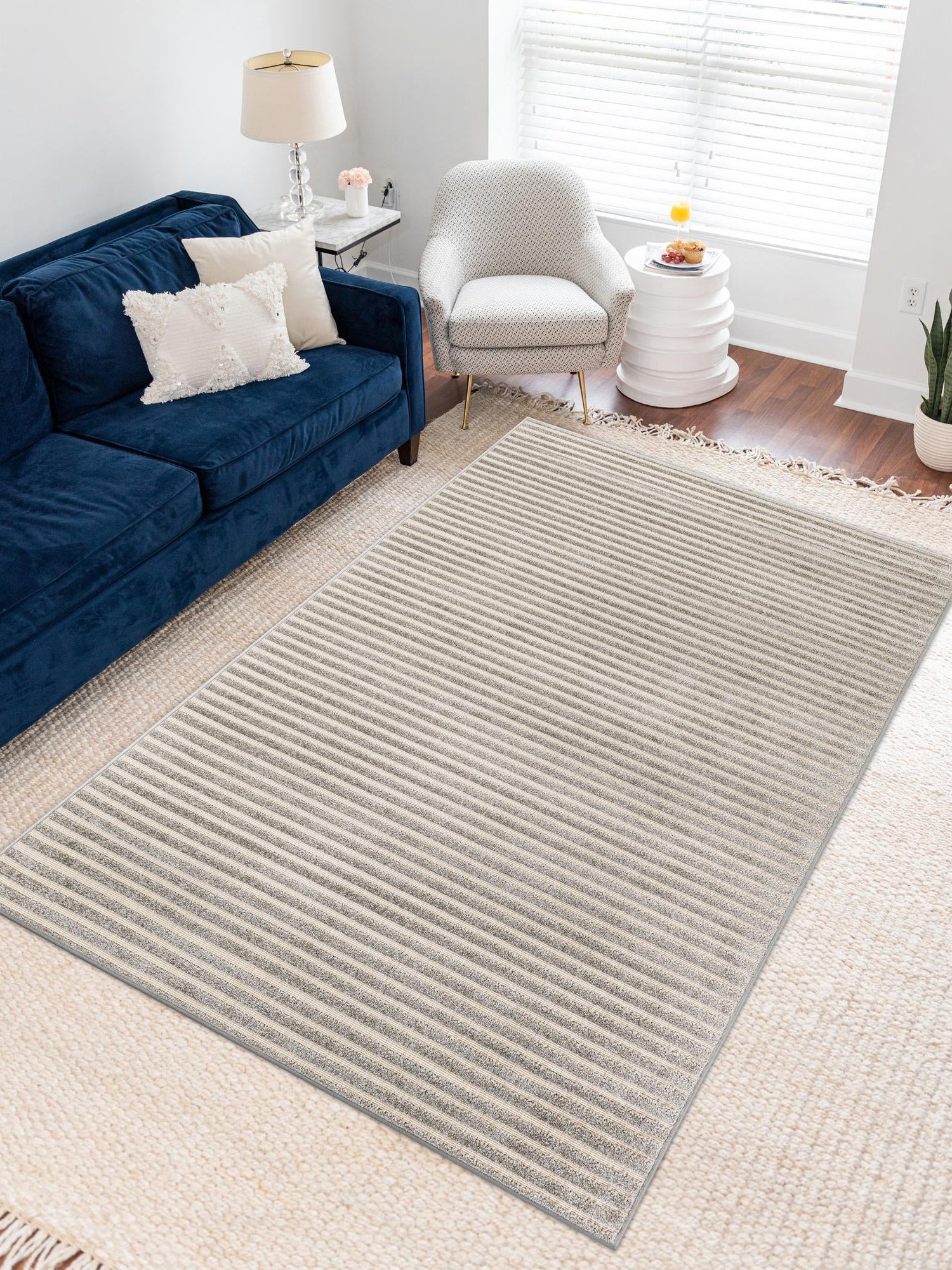 Gray 7' 10 x 10' Sabrina Soto Outdoor Rectangle Area Rug Weather Resistant for Patio, Deck, Terrace, Balcony, Porch Durable Carpet for Exterior Home Design for Sale at Rug Engine
