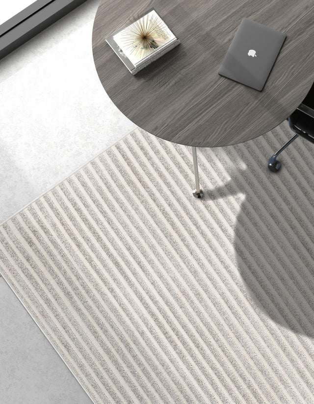 Gray 9' x 12' Sabrina Soto Outdoor Rectangle Area Rug Weather Resistant for Patio, Deck, Terrace, Balcony, Porch Durable Carpet for Exterior Home Design for Sale at Rug Engine