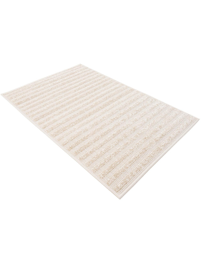 Beige and Ivory 2' x 3' 1 Sabrina Soto Outdoor Rectangle Area Rug Weather Resistant for Patio, Deck, Terrace, Balcony, Porch Durable Carpet for Exterior Home Design for Sale at Rug Engine