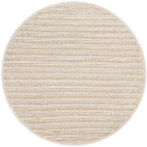 Beige and Ivory 3' 1 x 3' 1 Sabrina Soto Outdoor Round Area Rug Weather Resistant for Patio, Deck, Terrace, Balcony, Porch Durable Carpet for Exterior Home Design for Sale at Rug Engine