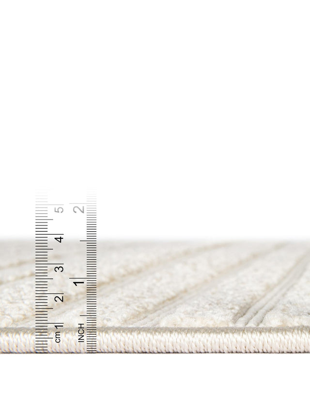 Beige and Ivory 10' x 10' Sabrina Soto Outdoor Round Area Rug Weather Resistant for Patio, Deck, Terrace, Balcony, Porch Durable Carpet for Exterior Home Design for Sale at Rug Engine