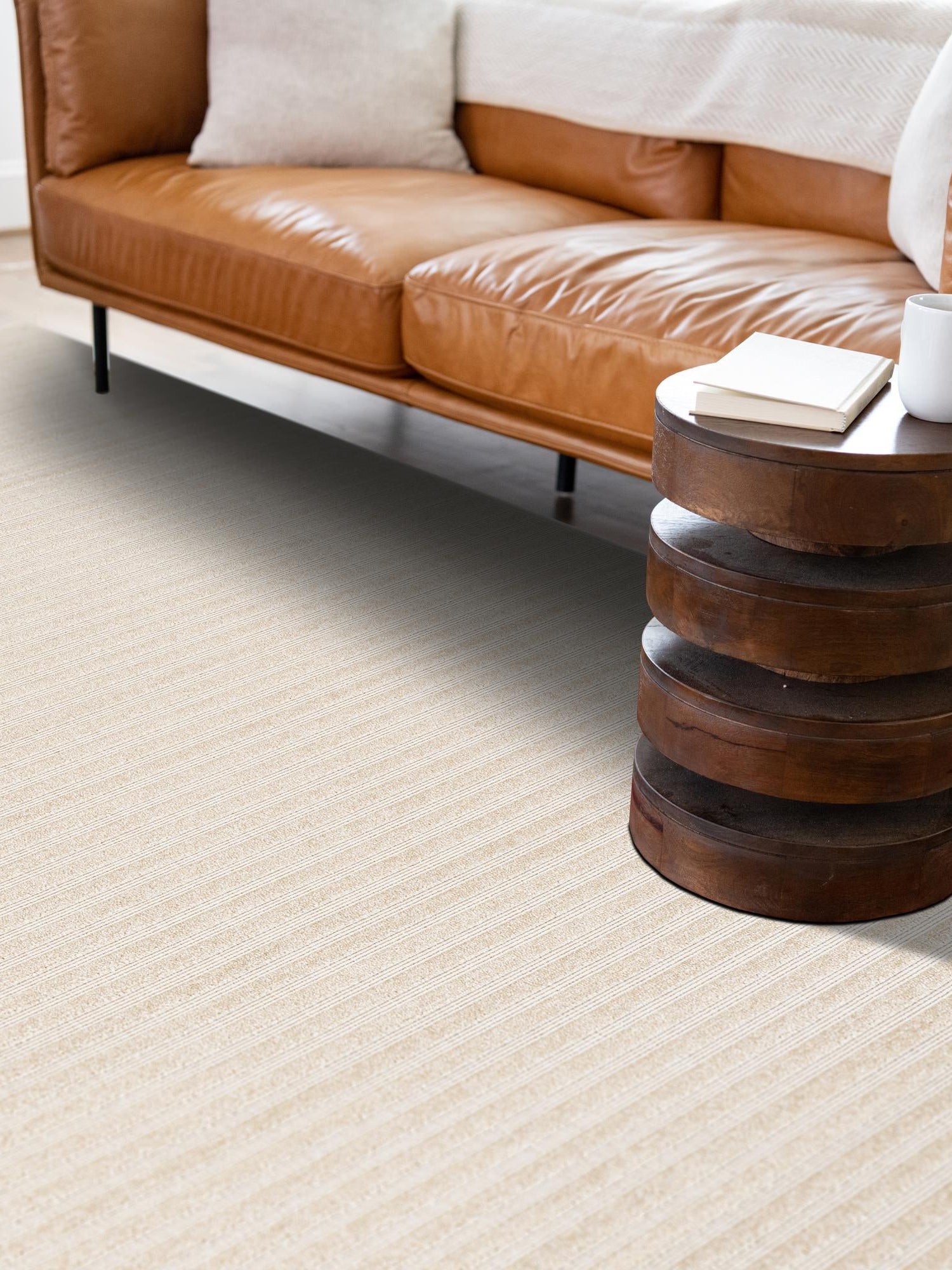 Beige and Ivory 9' x 12' Sabrina Soto Outdoor Rectangle Area Rug Weather Resistant for Patio, Deck, Terrace, Balcony, Porch Durable Carpet for Exterior Home Design for Sale at Rug Engine