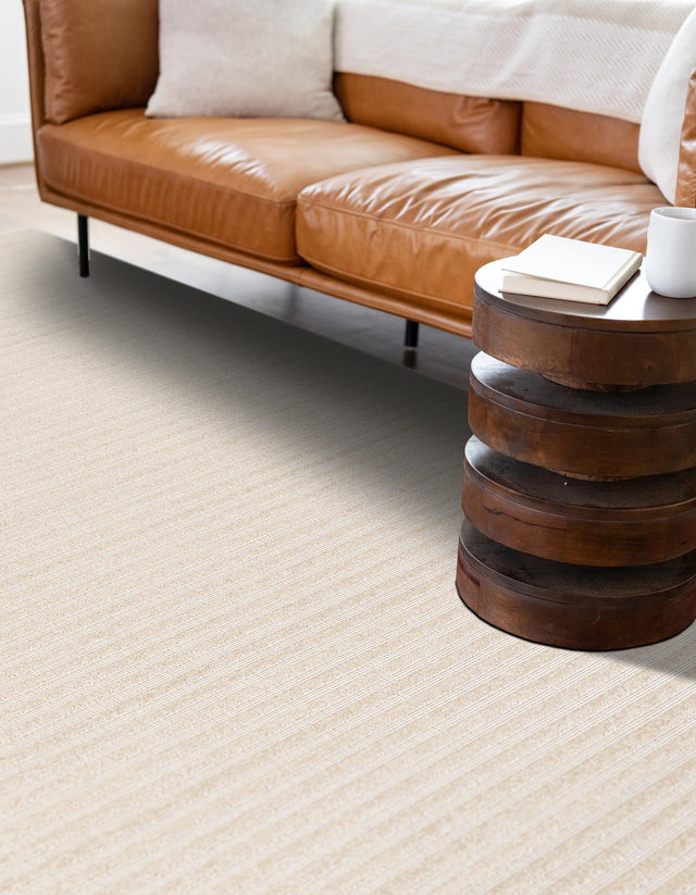 Beige and Ivory 9' x 12' Sabrina Soto Outdoor Rectangle Area Rug Weather Resistant for Patio, Deck, Terrace, Balcony, Porch Durable Carpet for Exterior Home Design for Sale at Rug Engine