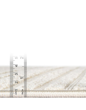 Beige and Ivory 2' x 3' 1 Sabrina Soto Outdoor Rectangle Area Rug Weather Resistant for Patio, Deck, Terrace, Balcony, Porch Durable Carpet for Exterior Home Design for Sale at Rug Engine