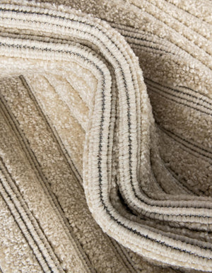 Beige and Ivory 2' x 3' 1 Sabrina Soto Outdoor Rectangle Area Rug Weather Resistant for Patio, Deck, Terrace, Balcony, Porch Durable Carpet for Exterior Home Design for Sale at Rug Engine