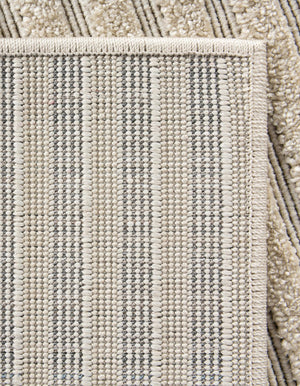 Beige and Ivory 4' 1 x 6' 1 Sabrina Soto Outdoor Rectangle Area Rug Weather Resistant for Patio, Deck, Terrace, Balcony, Porch Durable Carpet for Exterior Home Design for Sale at Rug Engine