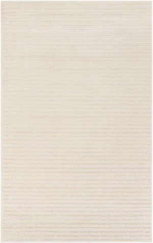 Beige and Ivory 5' 1 x 8' Sabrina Soto Outdoor Rectangle Area Rug Weather Resistant for Patio, Deck, Terrace, Balcony, Porch Durable Carpet for Exterior Home Design for Sale at Rug Engine