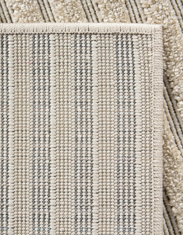 Beige and Ivory 2' 7 x 10' Sabrina Soto Outdoor Runner Area Rug Weather Resistant for Patio, Deck, Terrace, Balcony, Porch Durable Carpet for Exterior Home Design for Sale at Rug Engine