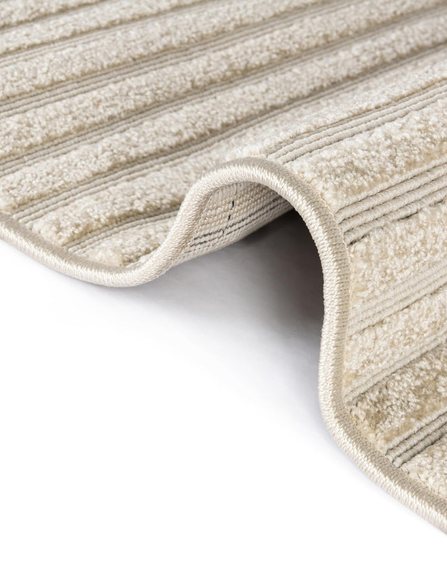 Beige and Ivory 2' 7 x 10' Sabrina Soto Outdoor Runner Area Rug Weather Resistant for Patio, Deck, Terrace, Balcony, Porch Durable Carpet for Exterior Home Design for Sale at Rug Engine
