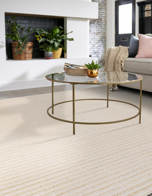 Beige and Ivory 10' x 10' Sabrina Soto Outdoor Square Area Rug Weather Resistant for Patio, Deck, Terrace, Balcony, Porch Durable Carpet for Exterior Home Design for Sale at Rug Engine