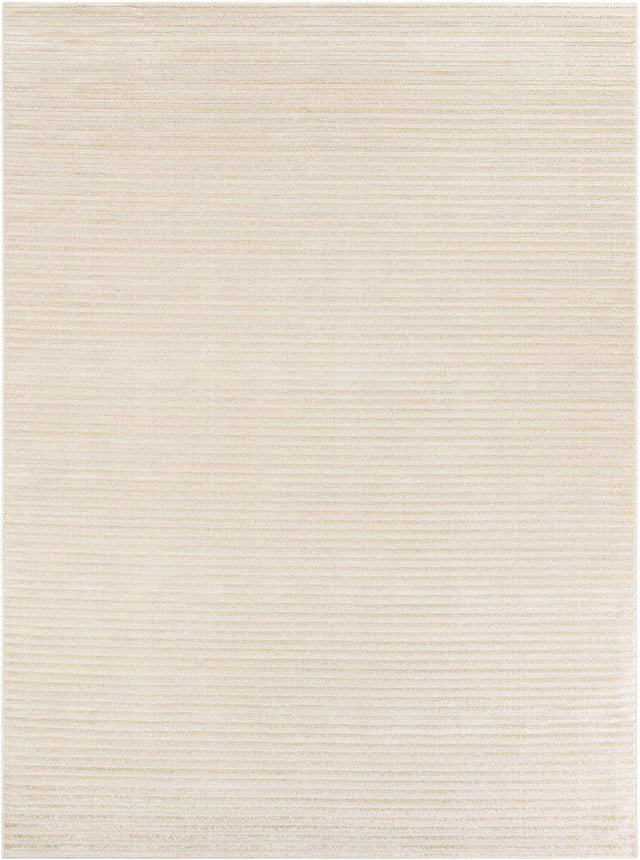 Beige and Ivory 9' x 12' Sabrina Soto Outdoor Rectangle Area Rug Weather Resistant for Patio, Deck, Terrace, Balcony, Porch Durable Carpet for Exterior Home Design for Sale at Rug Engine